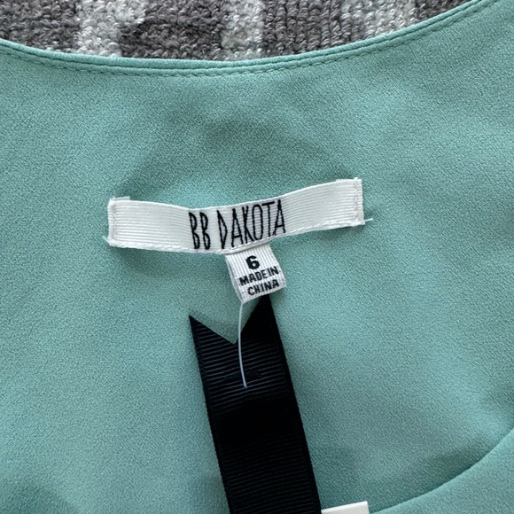 NWT Mint Green BB Dakota 6 Mini Dress Lined Cutouts Sleeveless Summer - Picture 7 of 16